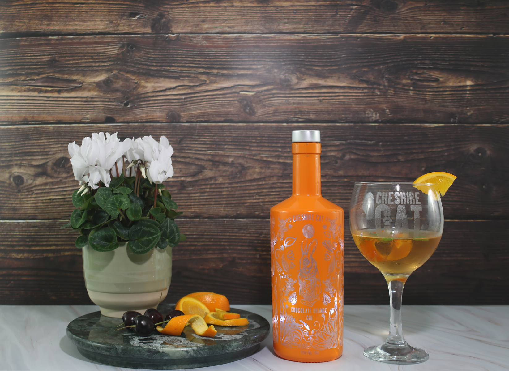 Chocolate Orange Gin Curious Cat Small Batch, Hand Distilled